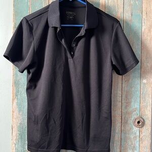 Core365 women’s medium black polo short sleeve shirt